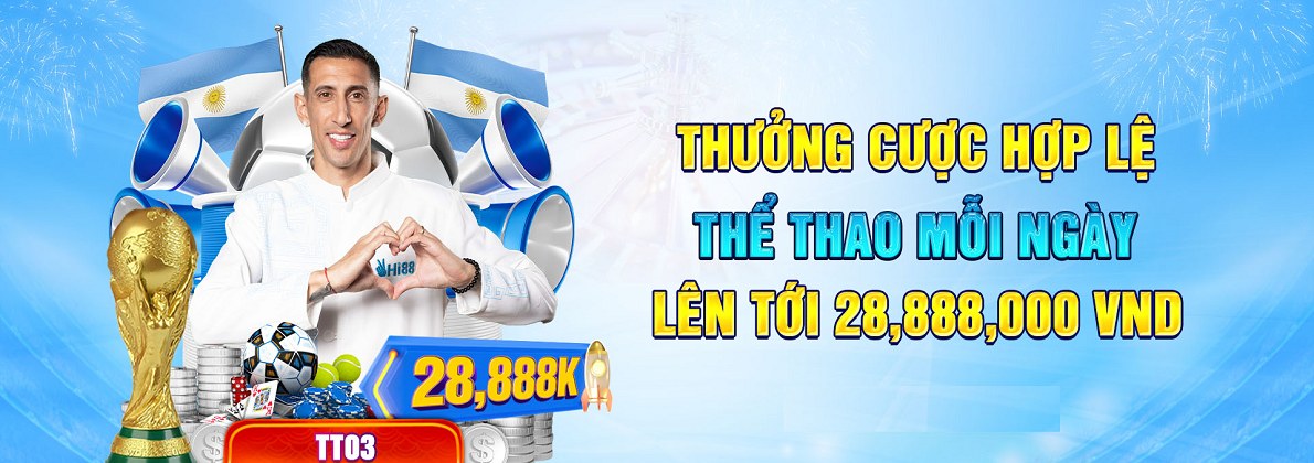 Khuyến mãi Hi88: Thưởng cược hợp lệ thể thao mỗi ngày