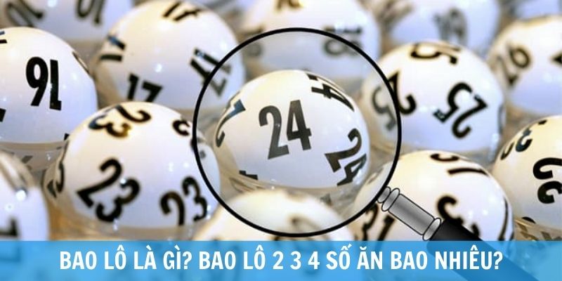 Bao lô là gì? Chơi bao lô 2 3 4 con trúng bao nhiêu?